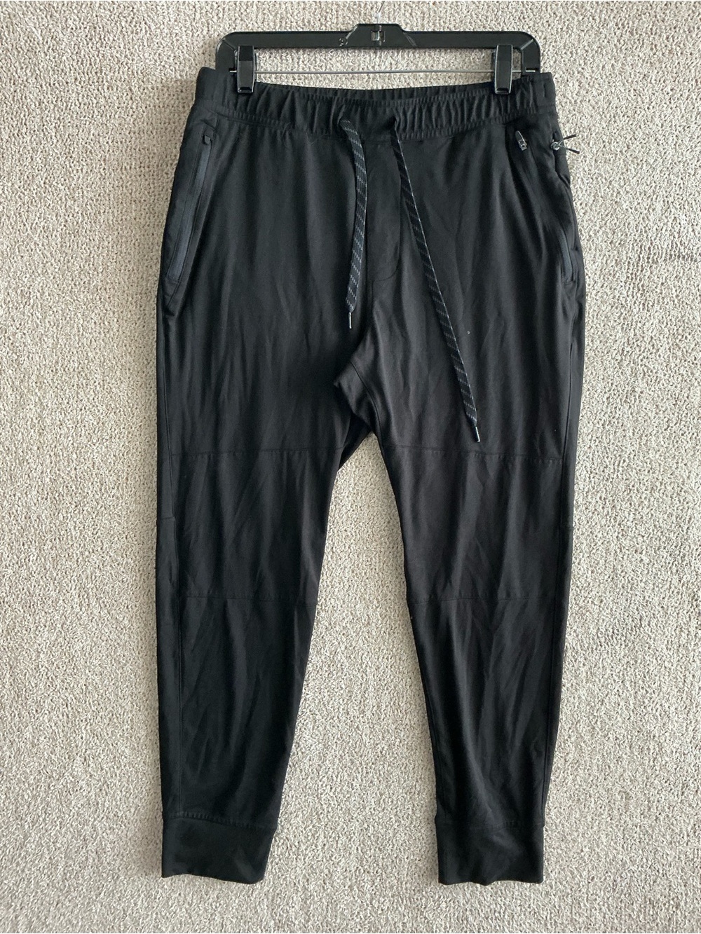 American Eagle Outfitters Black Jogger Pants with Drawstring